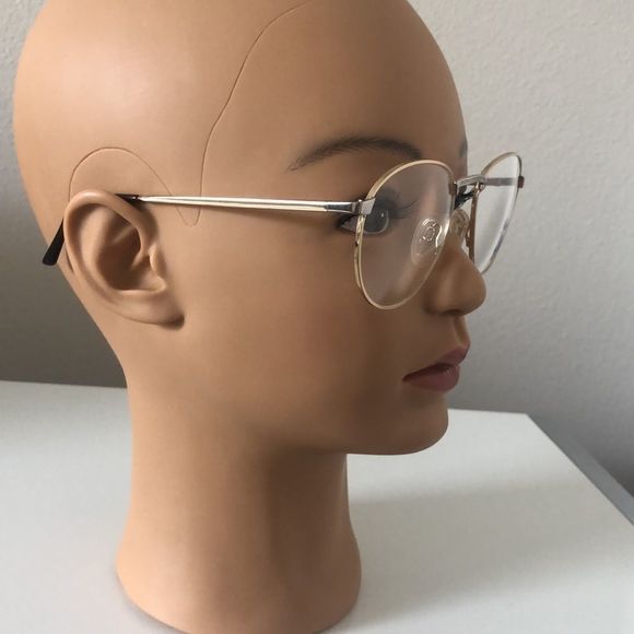 🆕 Antique Gold Retro eyeglasses by Riccione💥 - Picture 5 of 15